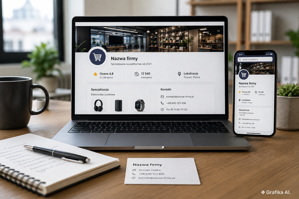 Profile sprzedawców na marketplace’ach jako alternatywne wizytówki NAP