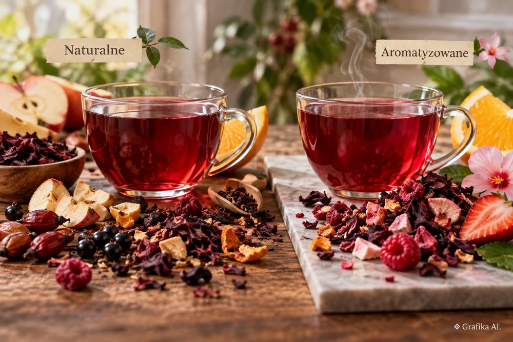 Naturalne herbaty owocowe czy aromatyzowane – czym się różnią i które wybrać?